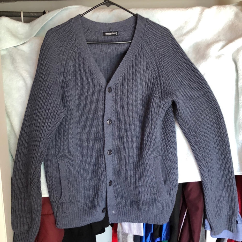 American apparel cardigan with pockets on side
